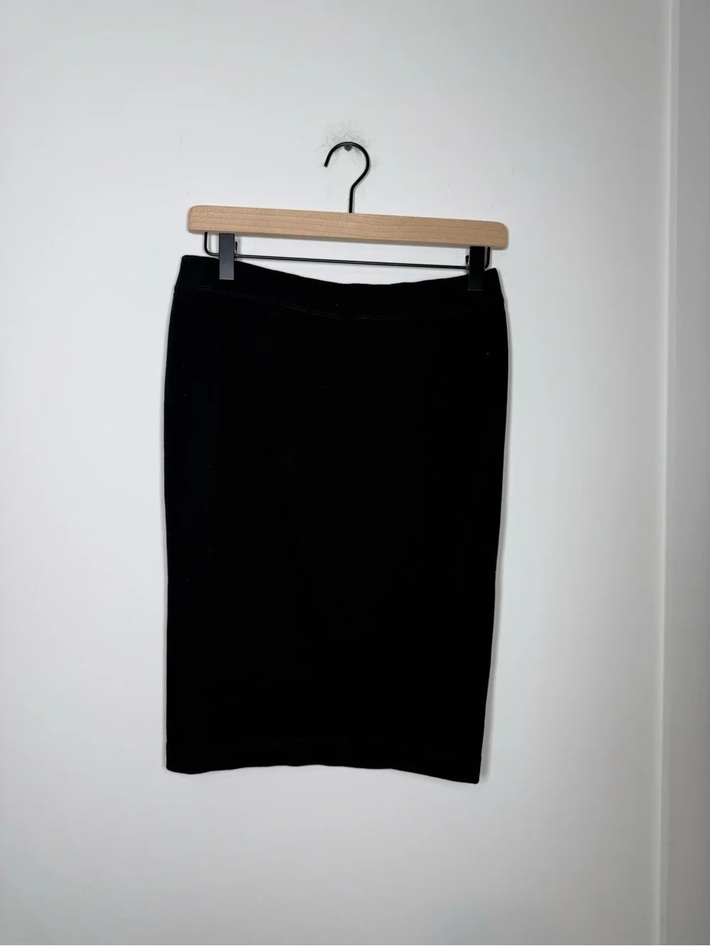 Vince Black Ponte Knit Pencil Skirt Women’s Small S